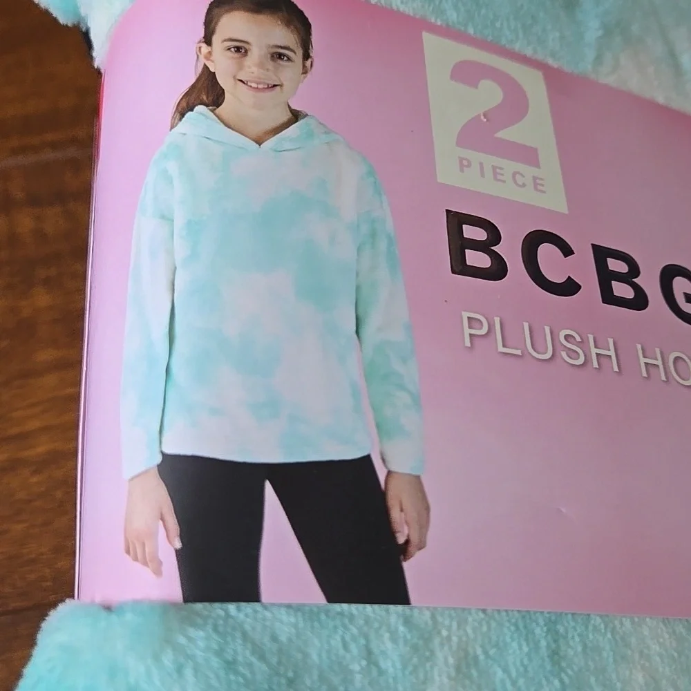 BCBG Girls Plush Hoodie & Leggings Set